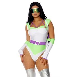 NEW Forplay Beyond Babe Buzz Lightyear Astronaut Costume Size Small Medium